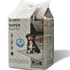 CROCI Lot de 50 tapis hygiéniques pour chien super nappy au charbon actif 50 pièces Crocy - 60 x 60 cm