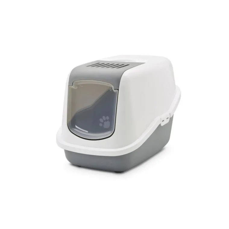 SAVIC Maison de Toilette Nestor Blanc/Gris 56x39x38,5 cm