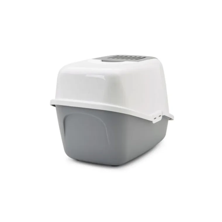 SAVIC Maison de Toilette Nestor Blanc/Gris 56x39x38,5 cm