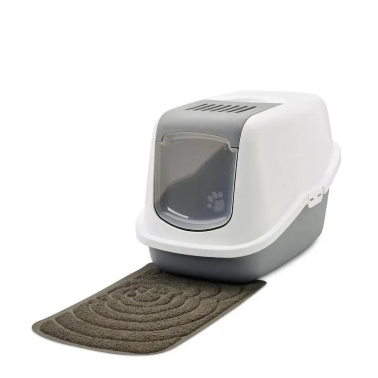 SAVIC Maison de Toilette Nestor Blanc/Gris 56x39x38,5 cm