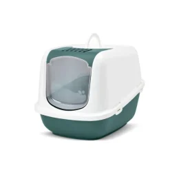 SAVIC Maison de toilette pour chat Nestor Nordic verte