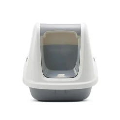 SAVIC Maison de toilette pour chat Nestor Giant coloris blanc en plastique
