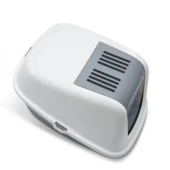 SAVIC Maison de toilette pour chat Nestor Giant coloris blanc en plastique