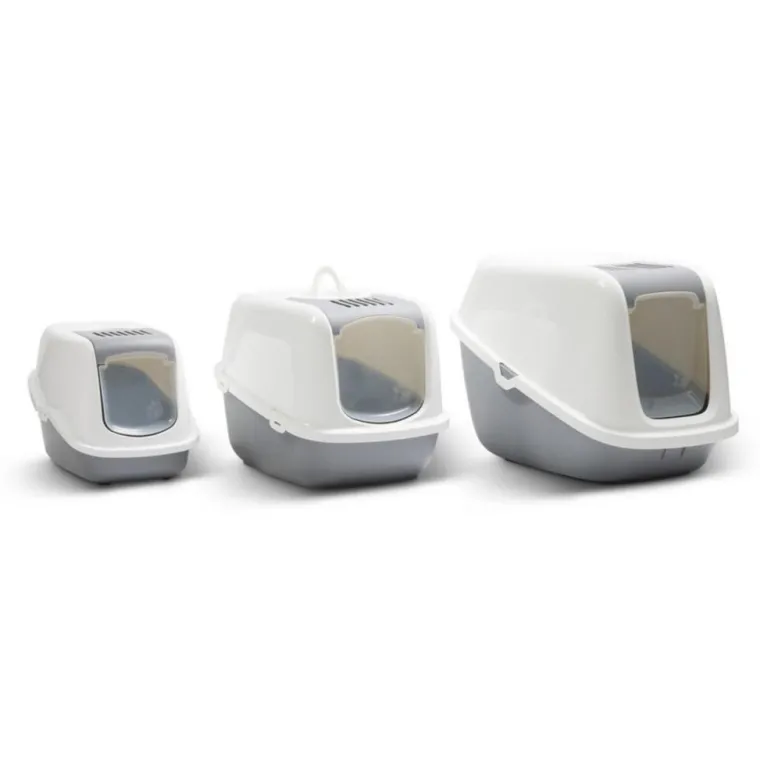 SAVIC Maison de toilette pour chat Nestor Giant coloris blanc en plastique