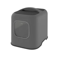 ROTHO Maison de toilette pour chat coloris anthracite Rhoto Biala - 44,3 x 39,50 x 51 cm