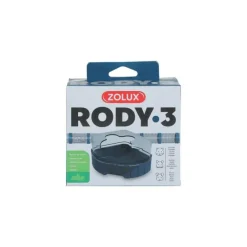 ZOLUX Maison de toilette pour les rongeurs en plastique coloris bleu Rody3 – 10,5 x 14,3 x 7 cm