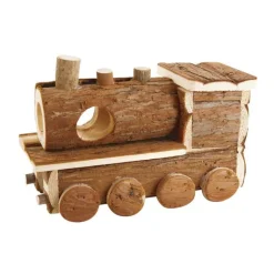 BUBIMEX Maison en bois locomotive 24 cm