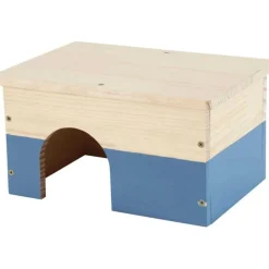 ZOLUX Maison en bois pour cochon d'Inde coloris bleu Neolife – Taille L