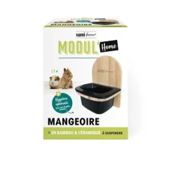 HAMIFORM Mangeoire à suspendre en bois et céramique Modul'Home