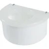 ZOLUX Mangeoire anti-gaspillage pour les oiseaux en plastique coloris blanc - 7 x 6 x 4,3 cm