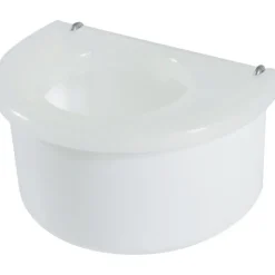 ZOLUX Mangeoire anti-gaspillage pour les oiseaux en plastique coloris blanc - 7 x 6 x 4,3 cm