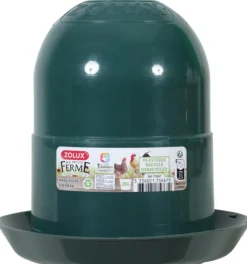 ZOLUX Mangeoire pour basse-cour en plastique recyclé coloris vert Ma petite ferme - 2 kg