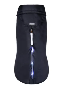 WOUAPY Manteau imperméable pour chien coloris noir LED - Taille 34