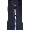 WOUAPY Manteau imperméable pour chien coloris noir LED - Taille 28