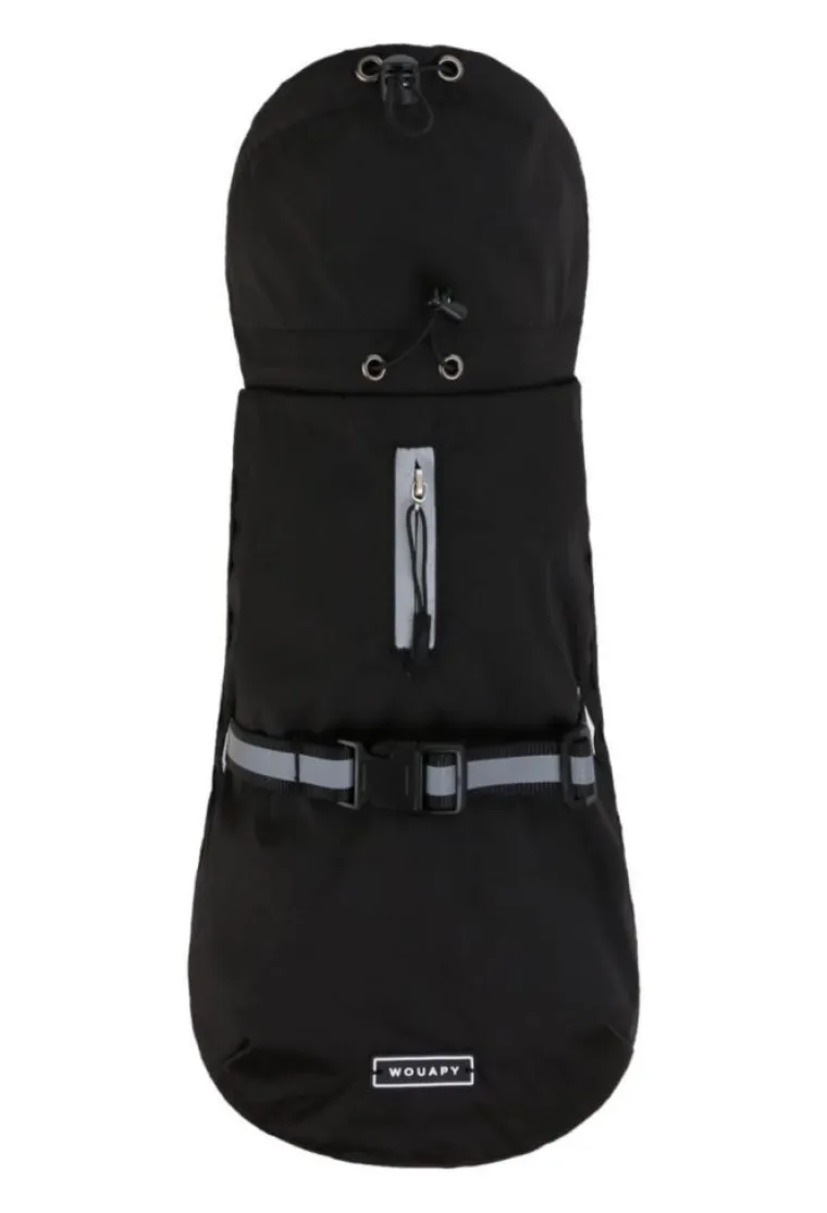 WOUAPY Manteau pour chien coloris noir All Seasons - Taille 26