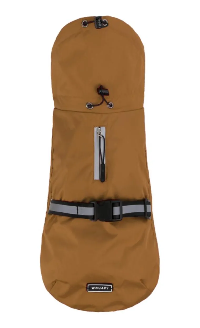 WOUAPY Manteau pour chien coloris camel All Seasons - Taille 42