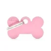 MYFAMILY Médaille basic petit os en alu rose