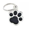 MYFAMILY Médaille classic patte noire pour chien en acier