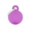 MYFAMILY Médaille en aluminium violet Basic petit cercle