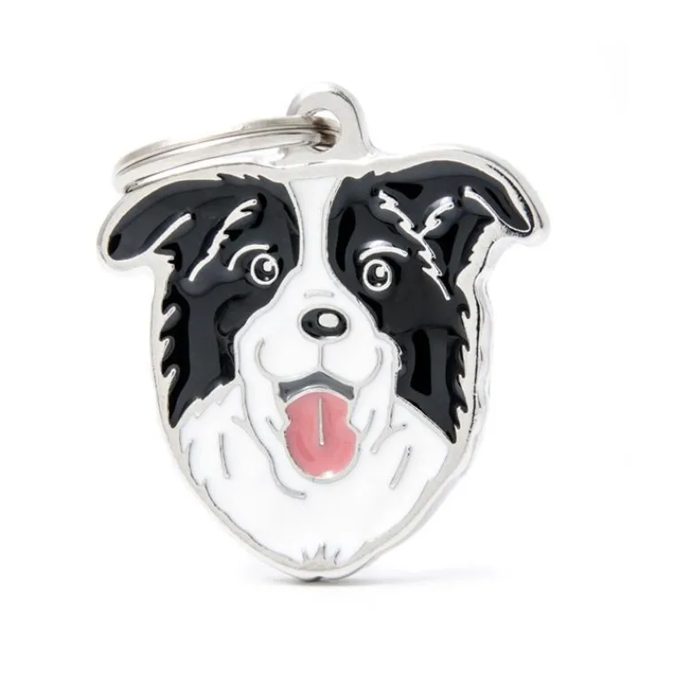 MYFAMILY Médaille friends pour border collie