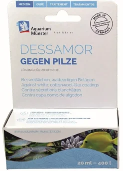 DEWERSE Médicament anti-fongique pour aquarium Dessamor Champignons - 20 ml