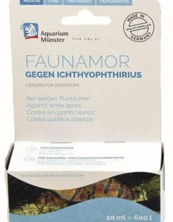 DEWERSE Médicament antiparasitaire pour aquarium Faunamor Points Blancs - 20 ml