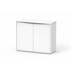 AQUATLANTIS Meuble blanc 2 portes pour aquarium Splendid - 100 x 40 x 83 cm
