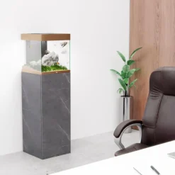 CIANO Meuble pour aquarium Emotions Pro 40 noir marbré - 40 x 40 x 138 cm