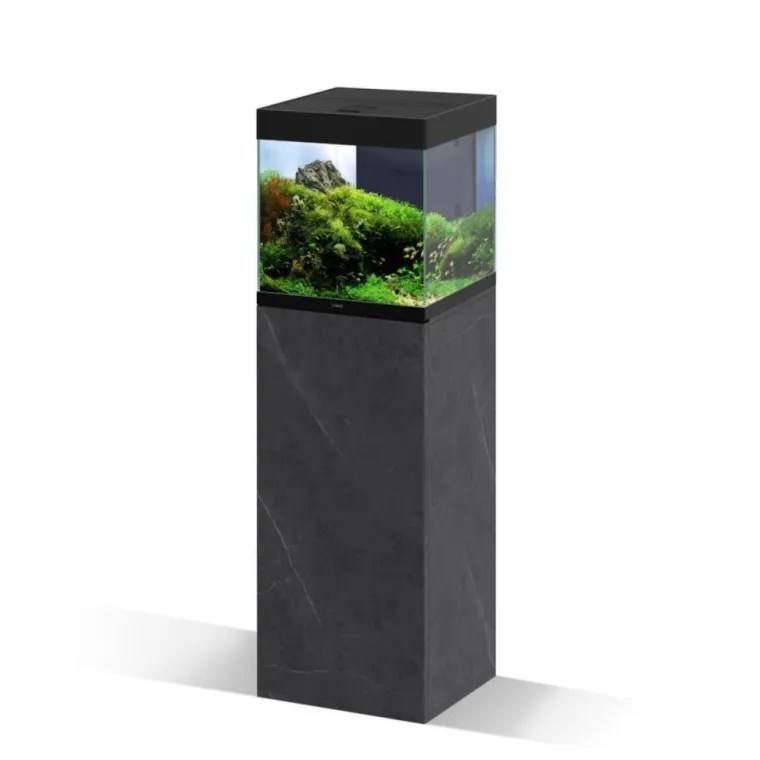 CIANO Meuble pour aquarium Emotions Pro 40 noir marbré - 40 x 40 x 138 cm