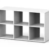 AQUATLANTIS Meuble pour aquarium en bois coloris blanc Prestige 120 - 120 x 40 x 73 cm