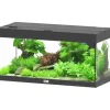 AQUATLANTIS Meuble pour aquarium en bois coloris gris foncé 3 portes Sublime Ultra 150 - 150 x 50 x 83 cm