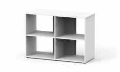 AQUATLANTIS Meuble pour aquarium en bois coloris blanc Prestige 100 - 100 x 40 x 73 cm