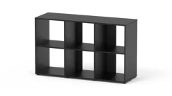 AQUATLANTIS Meuble pour aquarium en bois coloris noir Prestige 120 - 120 x 40 x 73 cm