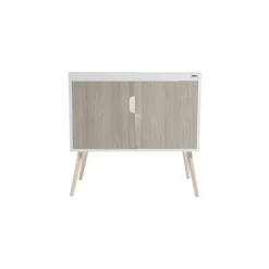 ZOLUX Meuble support pour cage Nevo ou Neo 80 mélaminé zebrano 78x50x77 cm