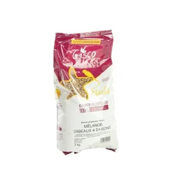 GASCO Mélange de graines pour oiseaux 4 saisons 2 kg