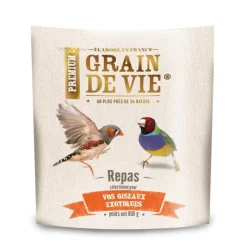 GRAIN DE VIE Mélange pour oiseaux exotiques - 850 g