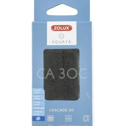 ZOLUX Mousse avec du charbon actif pour le filtre Cascade 30 Zeocarb