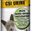 CSI URINE Nettoyant enzymatique urine pour chaton et chat enlève taches et odeurs - spray de 150 ml