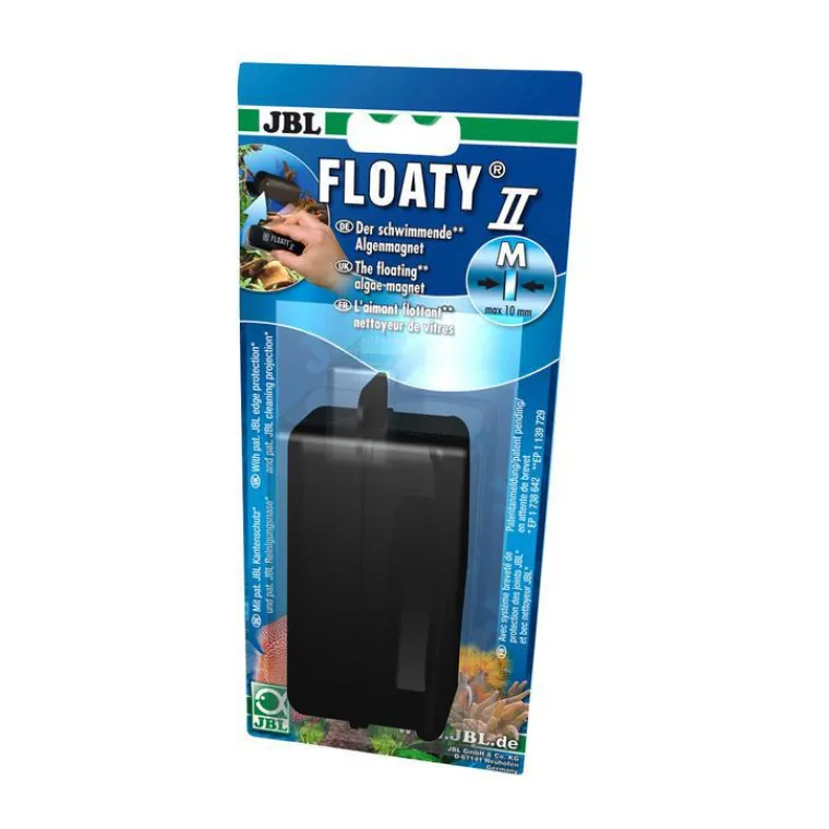 JBL Nettoyeur de vitre Floaty II pour aquarium Moyen modèle