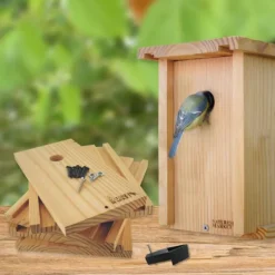 NATURE'S MARKET Nichoir à monter en bois douglas Natures Market trou 28 mm - 17 x 21 x 22,5 cm