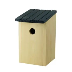 NATURES MARKET Nichoir Chez Lulu pour mésanges bleues en bois - 15 x 13 x 23 cm