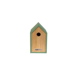 HAMIFORM Nichoir moonk vert en bois 23 x 17 x H 20 cm