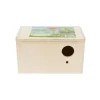 TYROL Nid en bois horizontal 21,5x13x13 cm