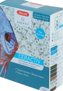 ZOLUX Nouilles en céramique masse de filtration pour aquarium coloris blanc Ceractiv - 1 L