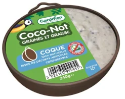 GARDIF Nourriture pour oiseaux Coco-not nature compostable - 240 g