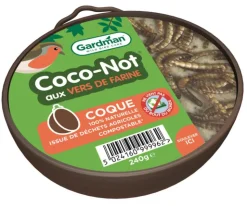 GARDIF Nourriture pour oiseaux vers de farine Coco-not compostable - 240 g
