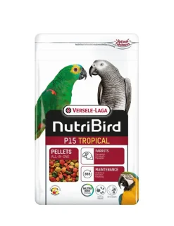 VERSELE LAGA Nourriture pour perroquet en granulés extrudés Nutribird P15 Tropical - 1 kg
