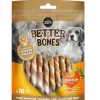 ZEUS Os à mâcher pour chien poulet et thym Better Bones WrapTwist - x 10