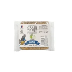 GRAIN DE VIE Pain de graisse à la pomme pour oiseaux – 290 g