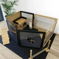 HAMIFORM Parc pour lapin avec tapis de protection Modul’Home